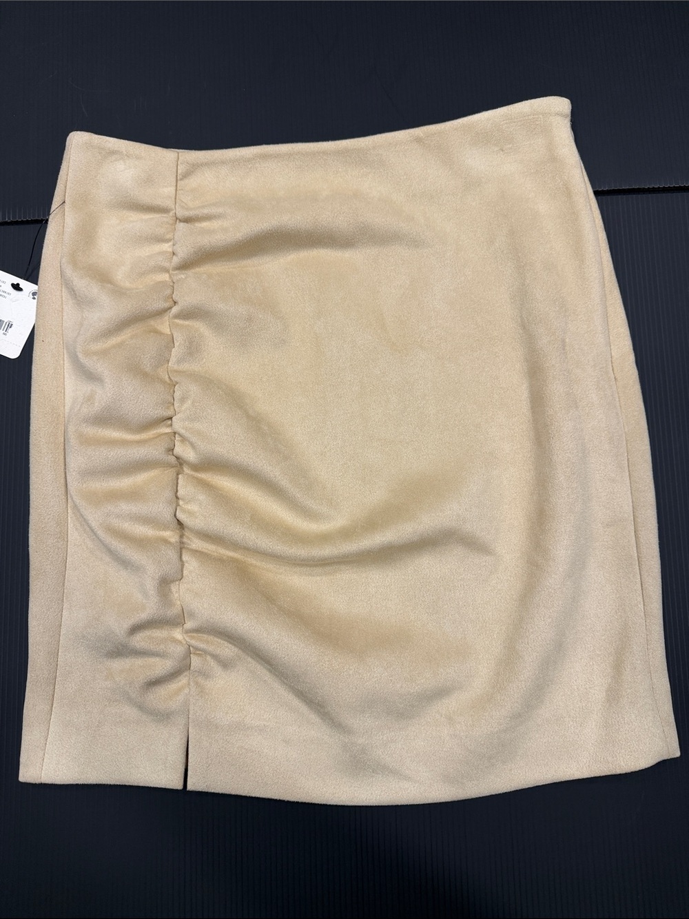 Free People Sand Ruched Mini Skirt